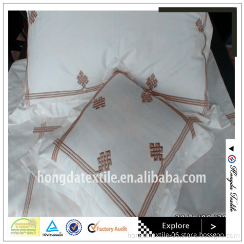 100% egyptian cotton luxury embroidery bedding set